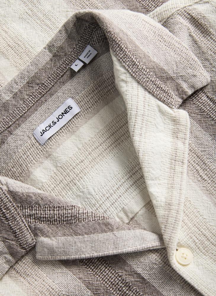 JACK & JONES Short sleeve Dobby Resort  shirt - Image 3