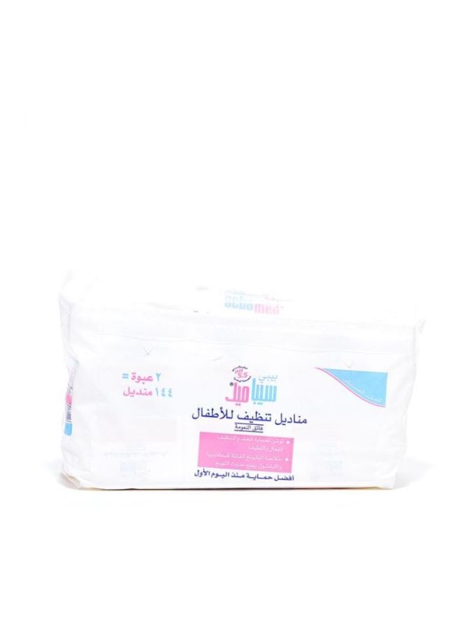 Sebamed Baby Wet Wipes 2 Packs X 72 Wipes, 144 Count - Image 2