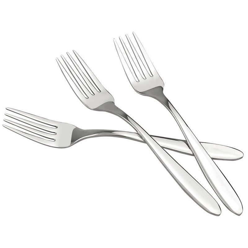 Ramddy 1810 Stainless Steel Salad Fork 12Piece 7Inch