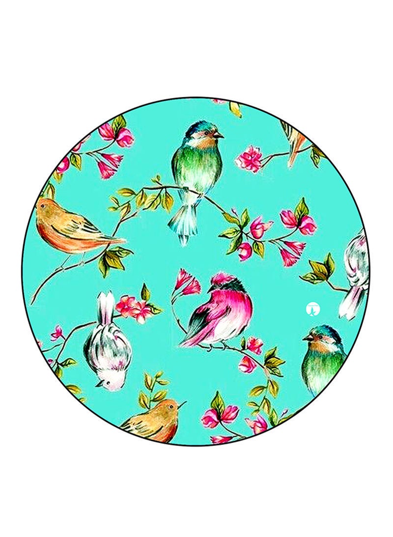 Birds Printed Mouse Pad  Multicolour