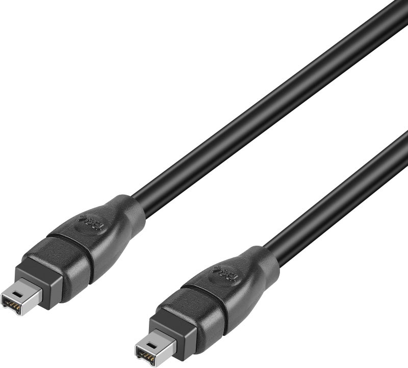 PASOW FireWire Cable 4 Pin to 4 Pin iLink DV Cable Firewire 400 IEEE 1394 Cord for Laptop to Camcorder 6 Feet - Image 1