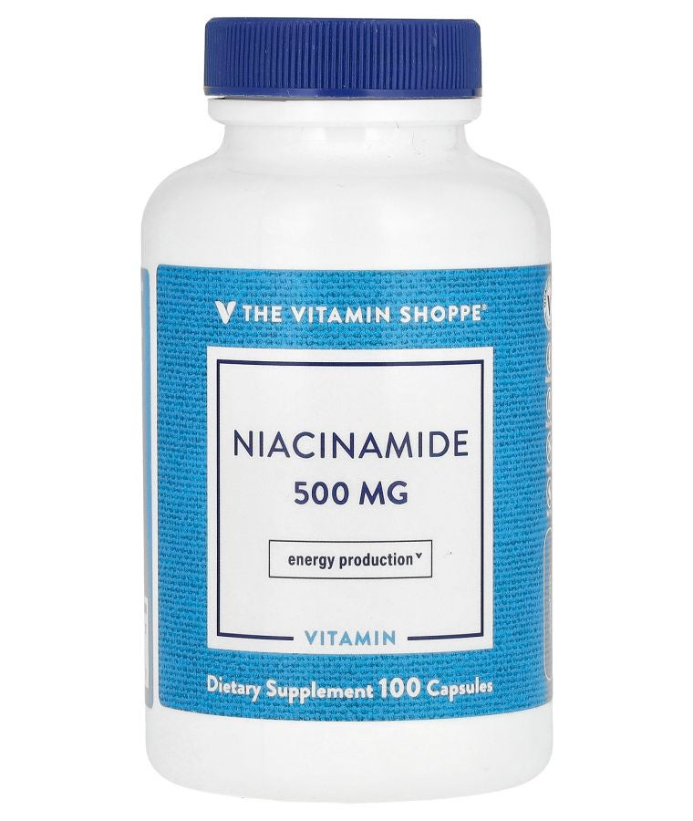 The Vitamin Shoppe Niacinamide 500 mg 100 Capsules