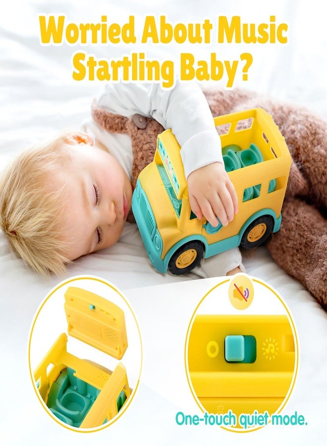 PLAY Yellow School Bus Toy for Toddlers with Figures and Driver | Lights/Music and One-Tap Music Off | Interactive Role Learning Toy | Baby Gift for Boys and Girls First Day of School Gift - Image 5