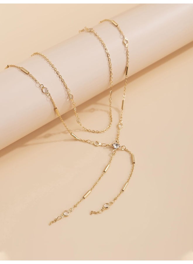 YELLOW CHIMES - Yellow Chimes Waist Chain(YCFJWC-21MULPRL-GL) - Image 1