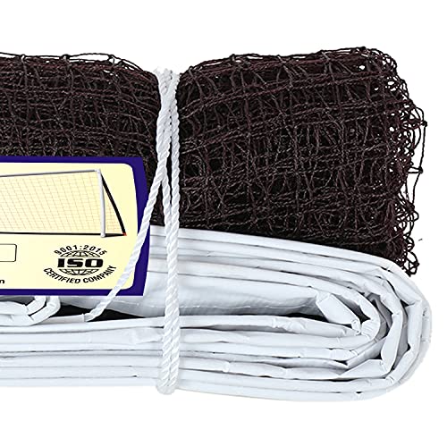 A-Zone Azone Pro Badminton Net | for Outdoor, Indoor or Badminton Sports, Replacement Net for Backyard, School, Beach, Garden (Brown) - Image 4