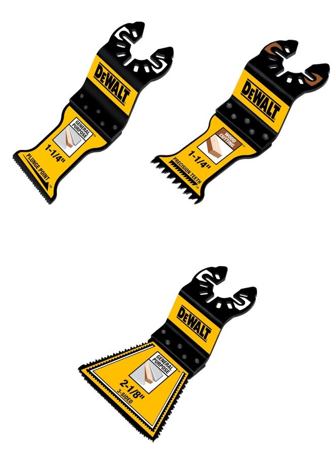 ديوالت مجموعة أدوات DEWALT OSC متعددة الأغراض (3 قطع) (DWA423SET) - Image 1