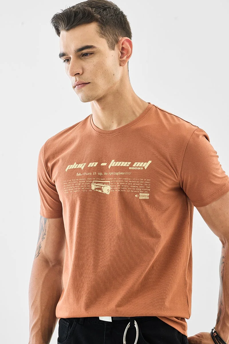 SNITCH Regular Fit Printed T-Shirt