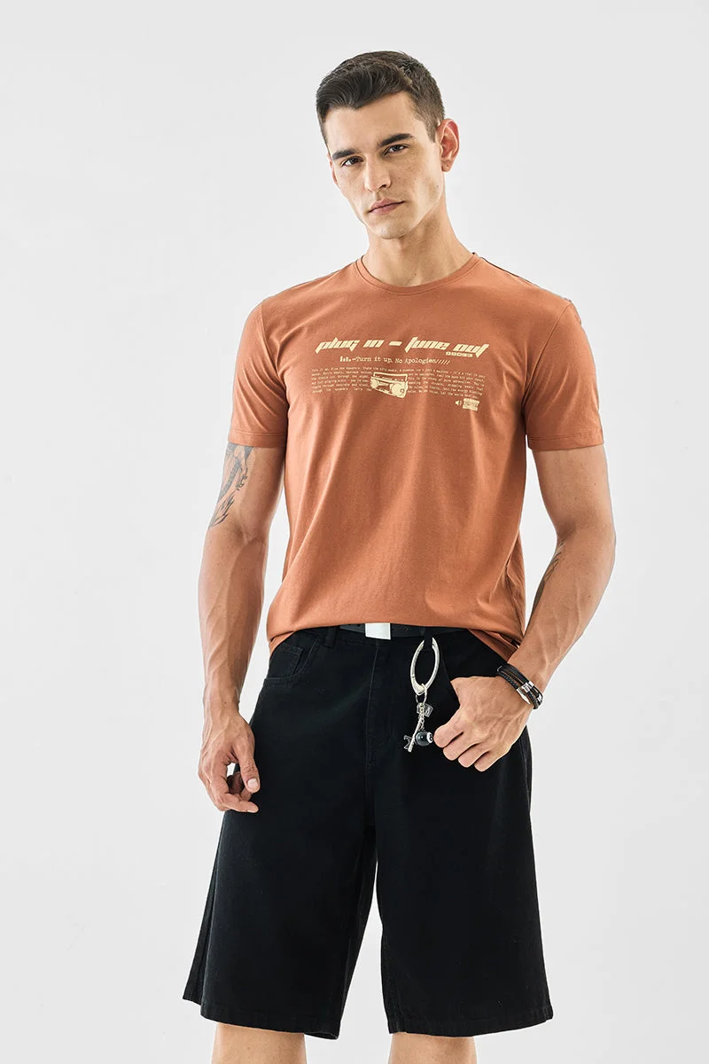 SNITCH Regular Fit Printed T-Shirt