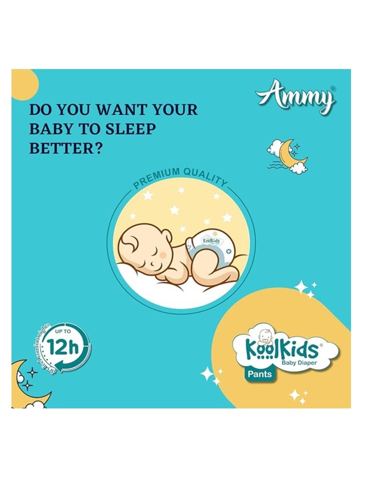 Ammy Ammy Koolkids Baby Diaper Pants, L Size (30 Count), Rash Free Diaper Pants for Babies,Super soft, Super Flexi Smart Fit- System, (9-14Kg)  - Image 4