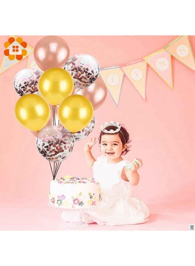 شاربدو طقم بالون حفلة عيد ميلاد 10 قطع 12 بوصة - Image 2