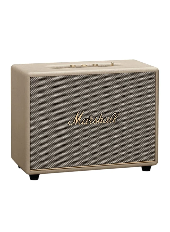 مارشال Woburn III 120W Premium Home Wireless Speaker With Bluetooth 5.2 And Multiple Inputs - Enjoy Signature Sound | Cream Cream