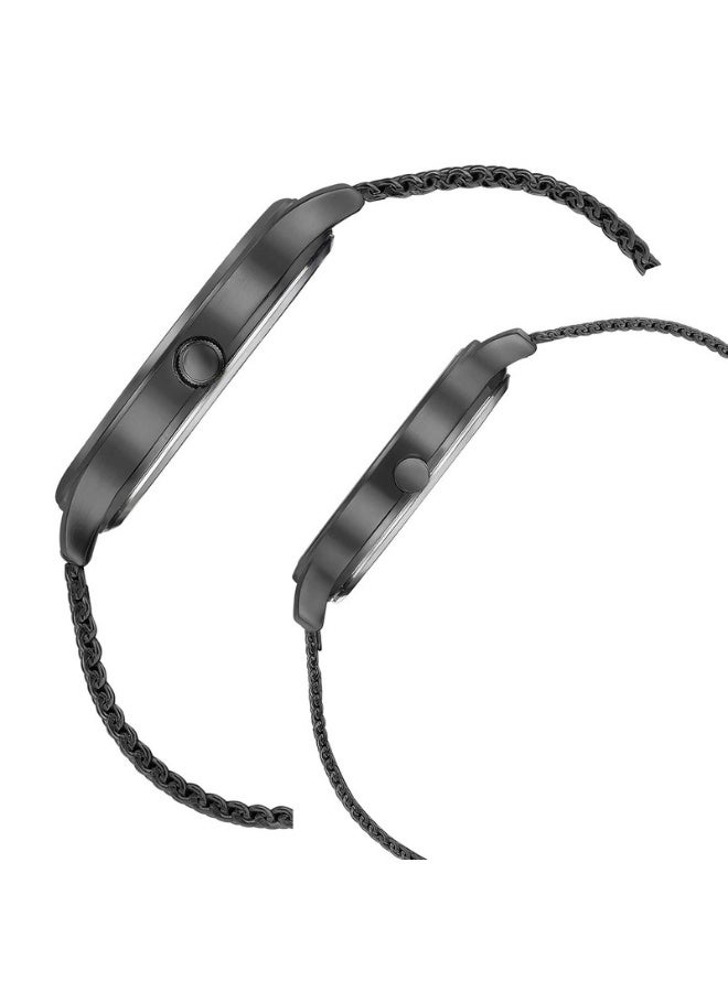 Sonata 7710587050NM02 Men’s Watch – Black Dial, Two-Tone Stainless Steel Bracelet, Quartz Movement, 3 ATM Water Resistance - Image 4