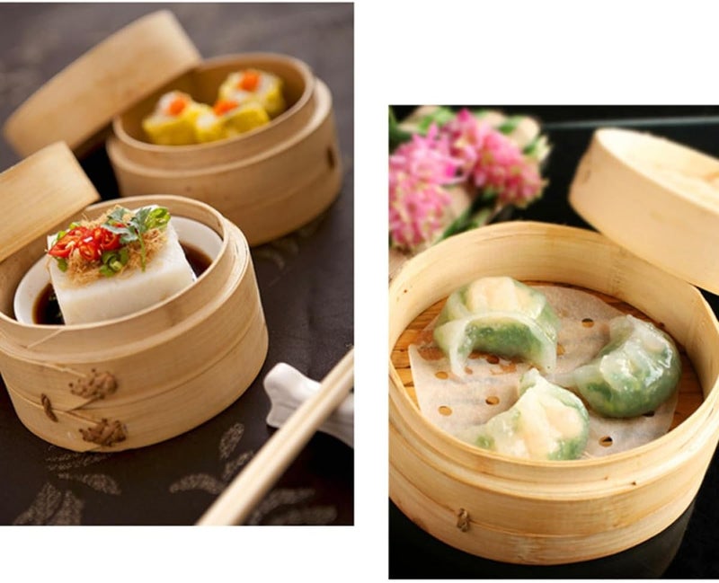 Steamer Basket for Cooking Dim Sum and Vegetables, 13cm Mini round Kitchen Food Steamer with Lid, 2pcs Set for Home Asian Cooking - Image 4