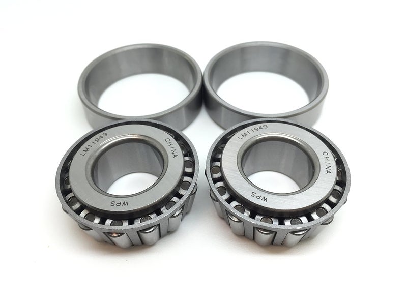WPS Western Power Sports Trailer/Agricultural Hub Wheel Bearing Set (Set of 2) LM11949 LM11910 - Image 2