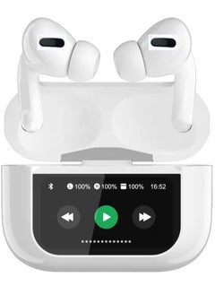 ANC TWS Bluetooth 5.4 Wireless In-Ear Headset Ultra-Low Latency Music Bluetooth Earphones and 360° Stereo Sound Bluetooth Earbuds with Touch Screen Display Bluetooth Headphones with TIK TOK Control