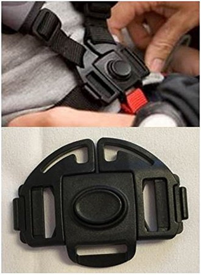 Ponini Replacement Parts/Accessories to fit Burley Solstice Jogging Stroller Products for Babies, Toddlers, and Children (Stroller Harness Buckle w Straps) 5Bw - Image 2