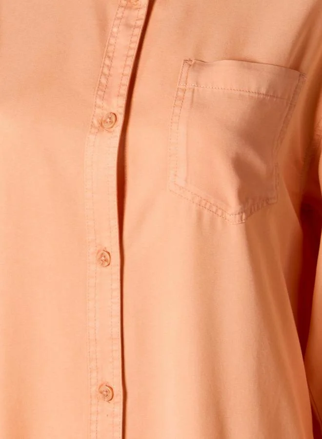 Splash FAV Tencel Longline Shirt with Chest Pocket