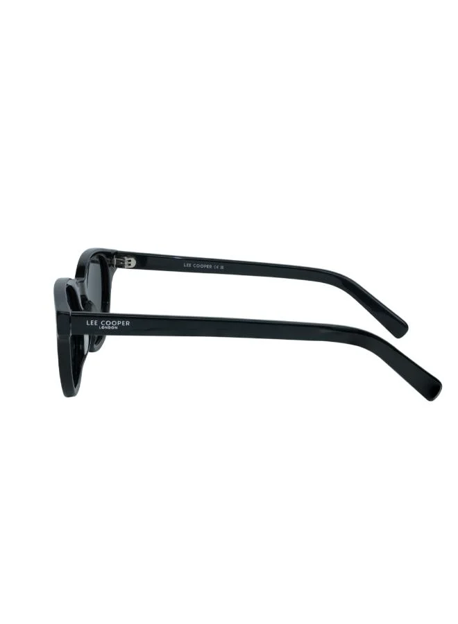 Lee Cooper  Polarized Sunglasses Black Frame Gradient Grey Mirror Lens 49mm  - LCU10542C1  | Best Price UAE