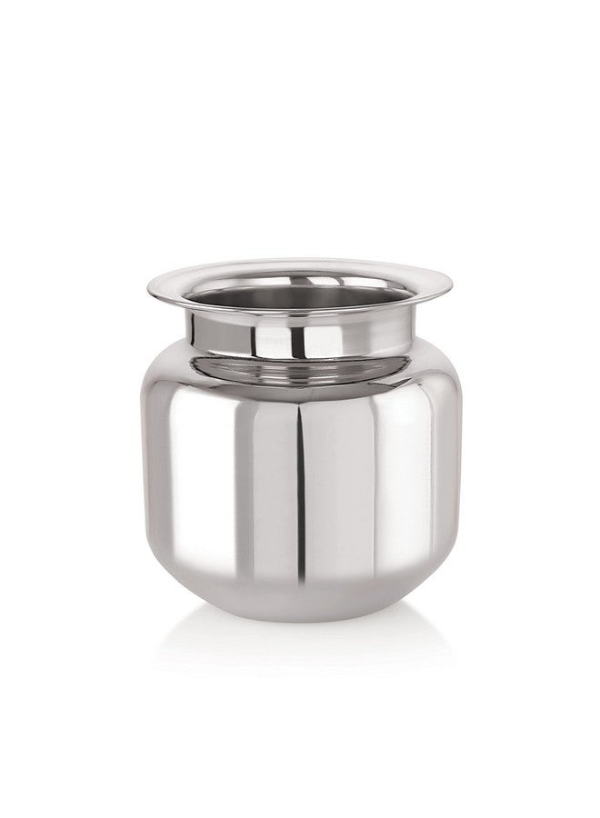 Priya Stainless Steel Heavy Lota for Pooja and Daily Use, 700ml Water Pot, 1 Piece, Silver | Durable, Rust-Resistant & Easy to Clean | Traditional Indian Design for Home & Temple Use - Image 1