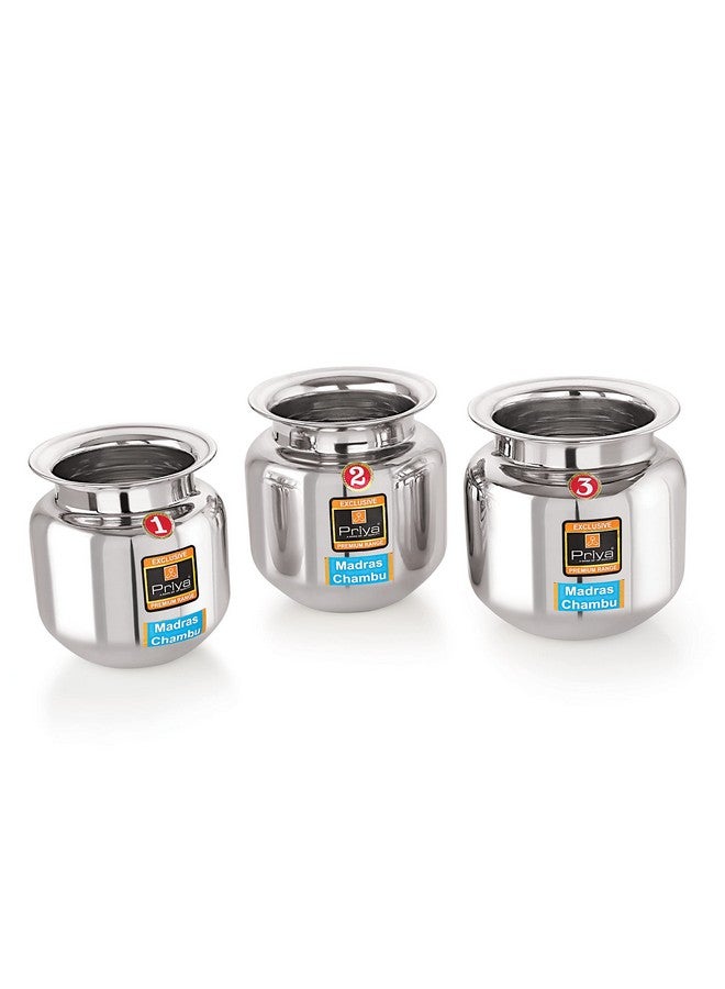 Priya Stainless Steel Heavy Lota for Pooja and Daily Use, 700ml Water Pot, 1 Piece, Silver | Durable, Rust-Resistant & Easy to Clean | Traditional Indian Design for Home & Temple Use - Image 4