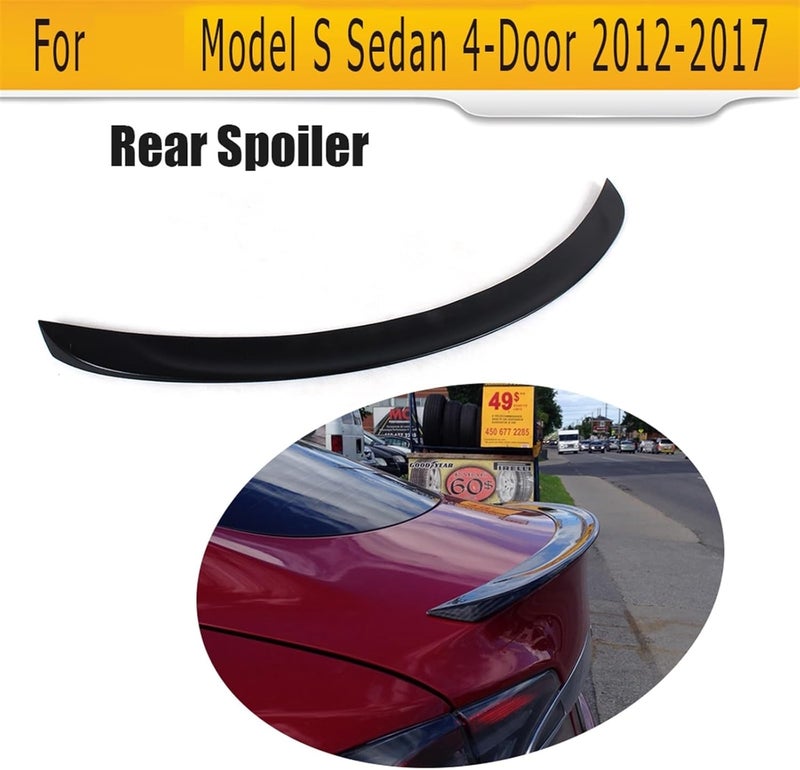DEMULAX Car Rear Spoiler Wing for Tesla Model S - Image 5