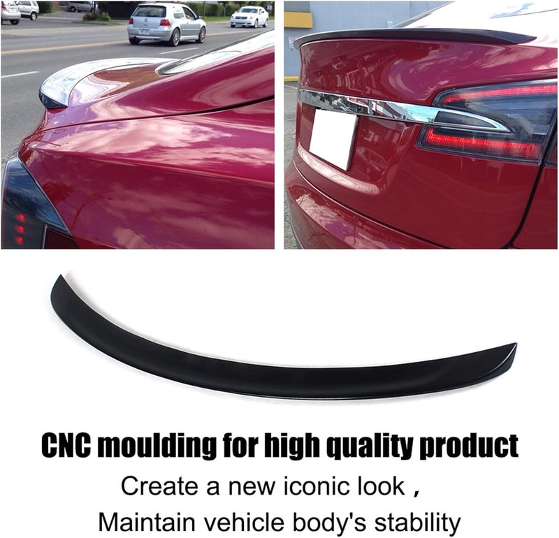 DEMULAX Car Rear Spoiler Wing for Tesla Model S - Image 4