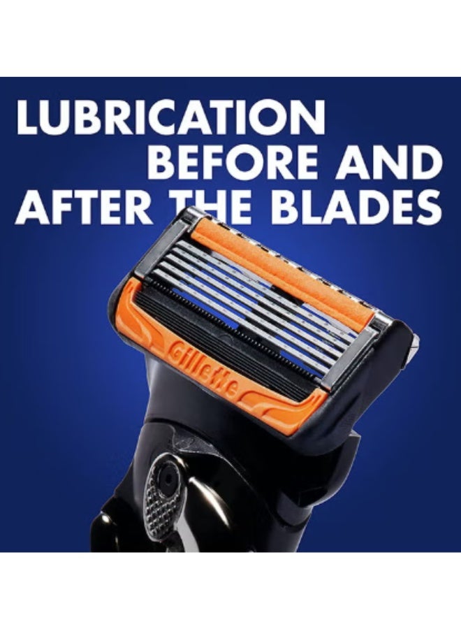 شفرات حلاقة جيليت فيوجن 5 برو عبوة 2 حلاقة دقيقة وانزلاق ناعم وراحة تدوم طويلاً للرجال - Image 5