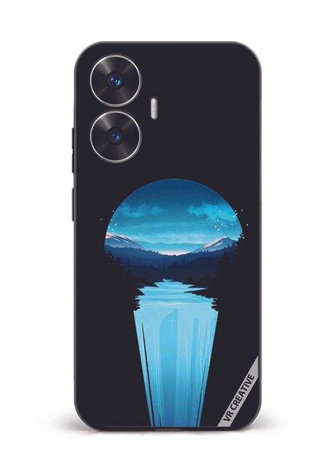 VR CREATIVE Protective Case Cover For Realme C55 Scenario Design Multicolour - Image 1