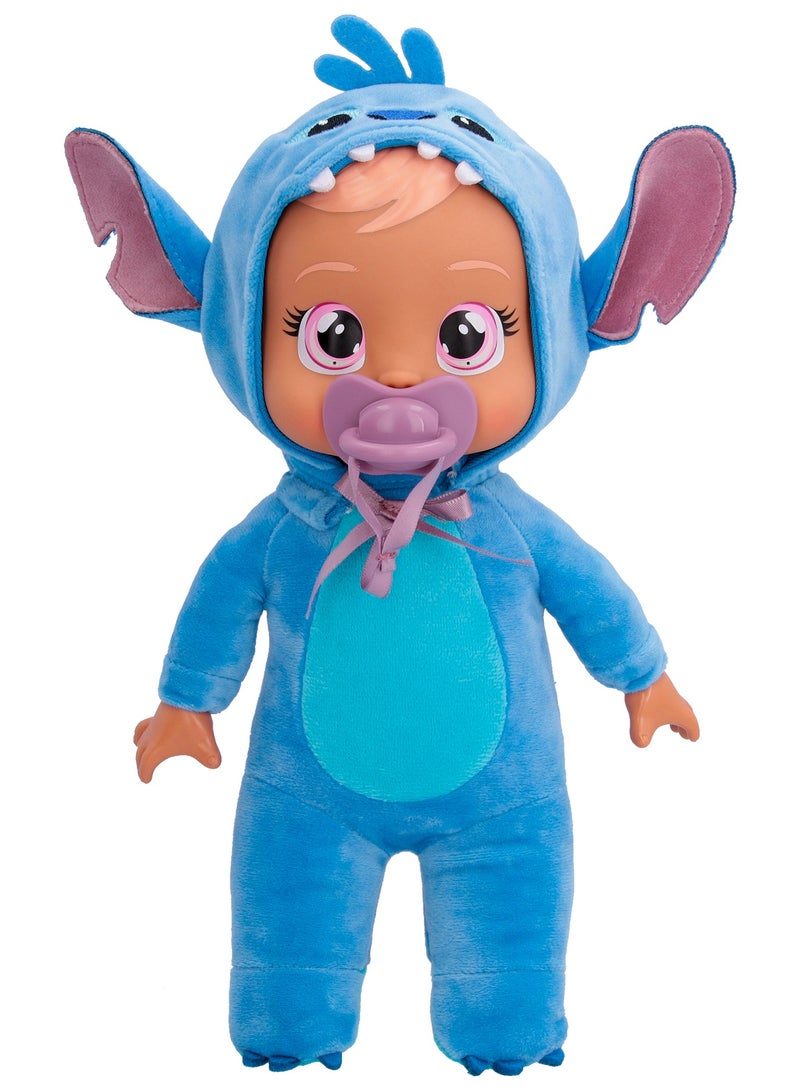 Cry Babies Disney Themed Tiny Cuddles Doll, Assorted 1 Piece (Style May Vary) Cries Real Tears | Baby Dolls in Pajama | Mickey Mouse | Collectible Soft Doll | Nurturing and Imaginative Play | Sensory Development | Gift for Toddler & Kids - Image 4