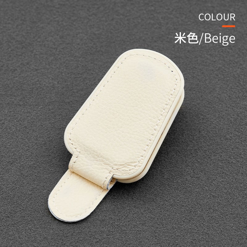 Car Glasses Holder Multi-Function Vehicle Sunglasses Holder Car Inner Sun Visor Sunglasses Case Storage Card Holder - Image 1