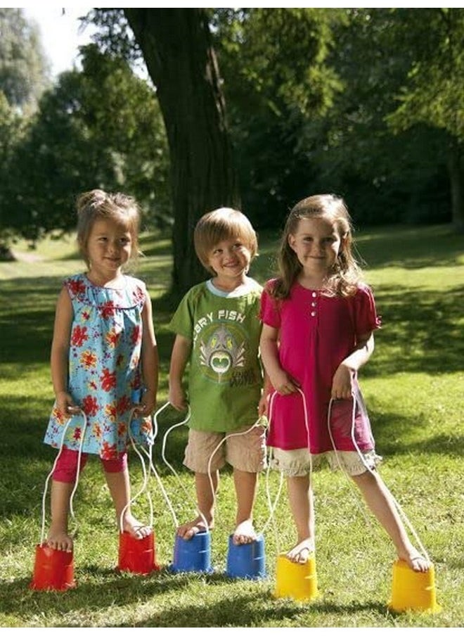 Toy Park - Toy Park Plastic Outdoor Fun Walk Stilts Balance Training Kids Sports Activity Toys - #2 (Color May Vary) - Image 1
