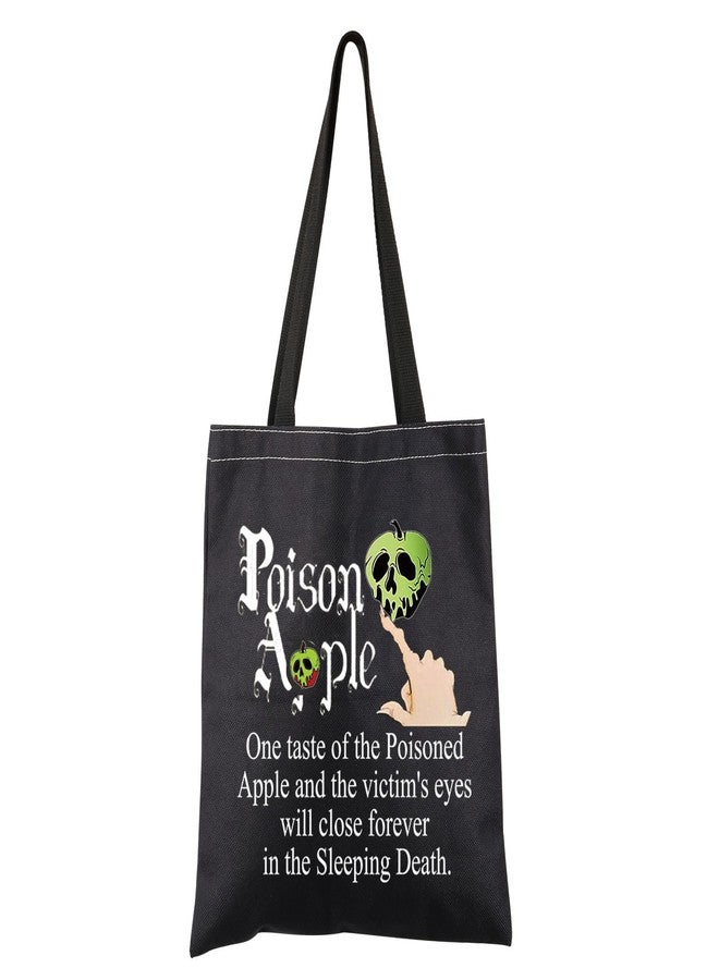 FEELMEM Poison Tote Bag Queens Evil Gift Witch Poison Villain Fans Shopping Bag Halloween Witch Gift - Image 1