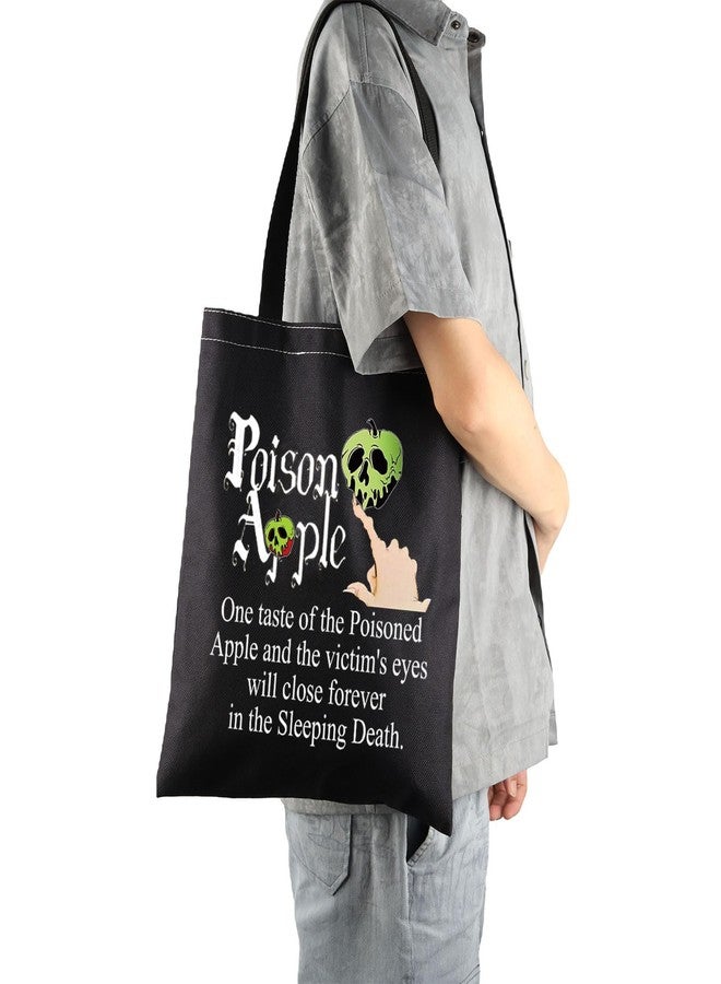 FEELMEM Poison Tote Bag Queens Evil Gift Witch Poison Villain Fans Shopping Bag Halloween Witch Gift - Image 2