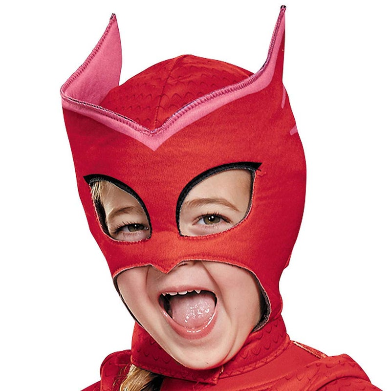 Disguise PJ Masks Owlette Toddler Costume | Girl's PJ Masks Owlette Cosplay Outfit with Mask & Cape (4-6) - Image 2