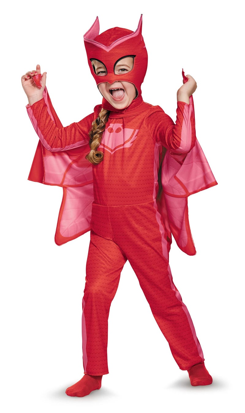 Disguise PJ Masks Owlette Toddler Costume | Girl's PJ Masks Owlette Cosplay Outfit with Mask & Cape (4-6) - Image 1