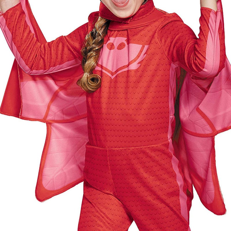 Disguise PJ Masks Owlette Toddler Costume | Girl's PJ Masks Owlette Cosplay Outfit with Mask & Cape (4-6) - Image 3
