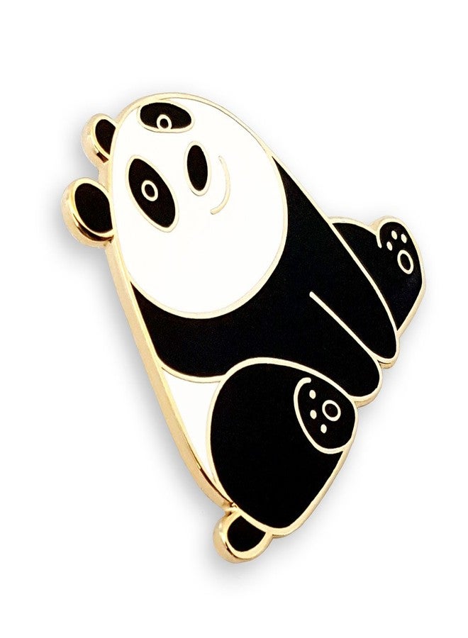 Pinsanity Cute Panda Bear Enamel Lapel Pin - Image 2