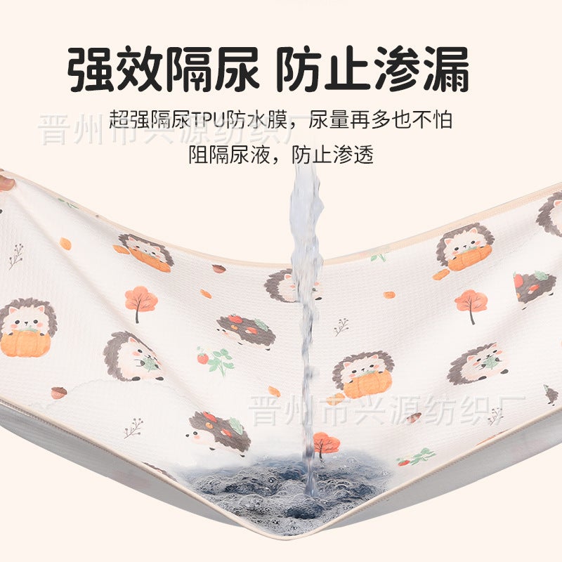 Pure Cotton Washable Diaper Pad Baby Supplies Aunt Pad Baby Breathable Leak-Proof Menstrual Pad Nursing Pad Diaper Pad Absorbent - Image 5