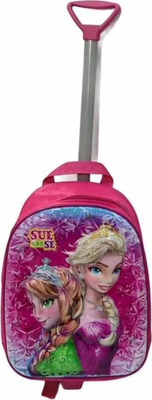 Dzc Kuzenler Avm Dzc Cousins ​​Shopping Mall Rickshaw Kindergarten Primary School Nursery Frozen Elsa Backpack Suitcase