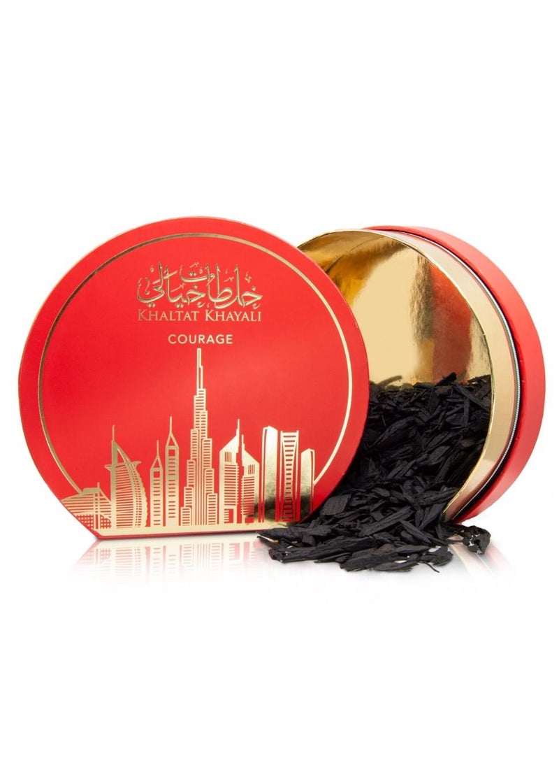 my perfumes COURAGE from KHALTAT KHAYALI Solid Incense Bakhoor for Unisex, 100gm - Image 1