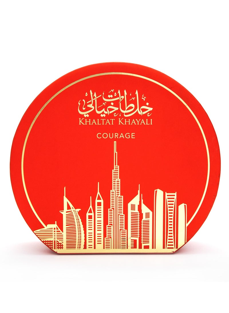 my perfumes COURAGE from KHALTAT KHAYALI Solid Incense Bakhoor for Unisex, 100gm - Image 2