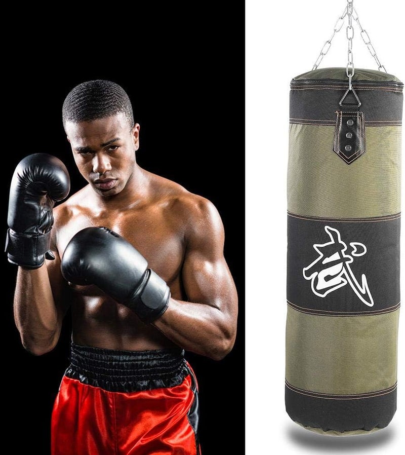 klarako Punching Bag,7+1 Empty Training Boxing Hook Kick Sandbag Fight Karate Punch Punching Sand Bag Gloves Unfilled - Image 5