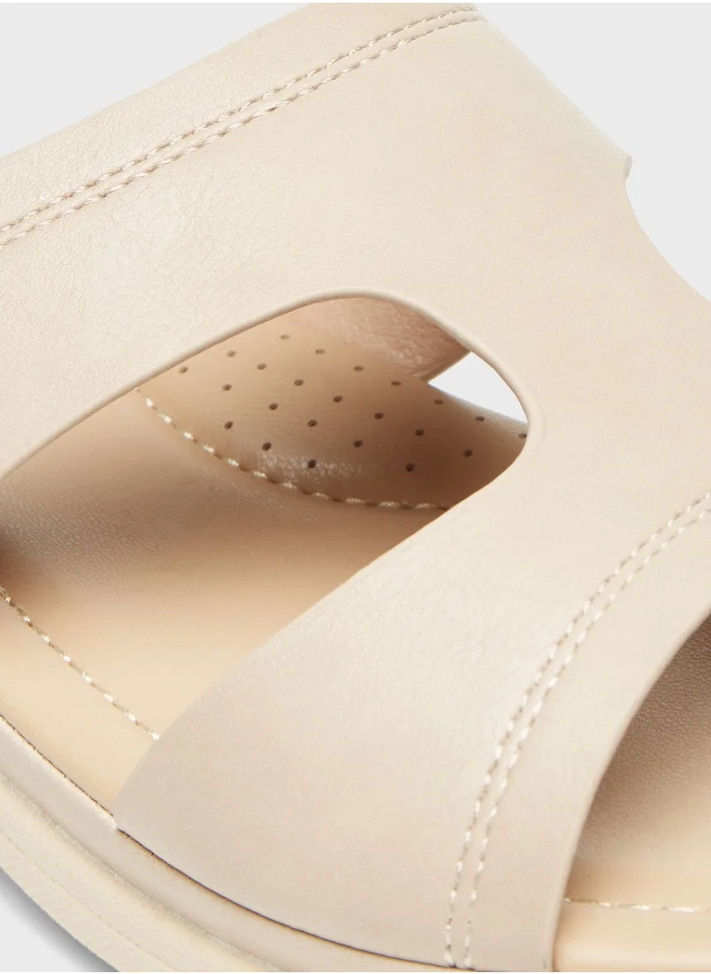 shoexpress Multi Strap Wedge Sandals
