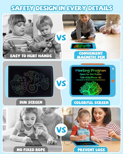 KOKODI LCD Writing Tablet for Kids 10 Inch Kids Toys for 3 4 5 6 7 8 Years Old Boys and Girls Colorful Doodle Board Gift for Toddler Age 312 Years Memo Board Drawing Pad with Pen - Image 5