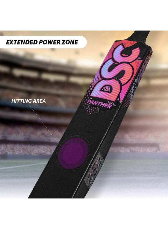 DSC مضرب بانثر بلاستيكي مع كرة PVC - مثالي للتنس وكريكيت الجولف/العشب للأطفال، اللون - أسود، الحجم - كامل (15 سنة وما فوق) - Image 2