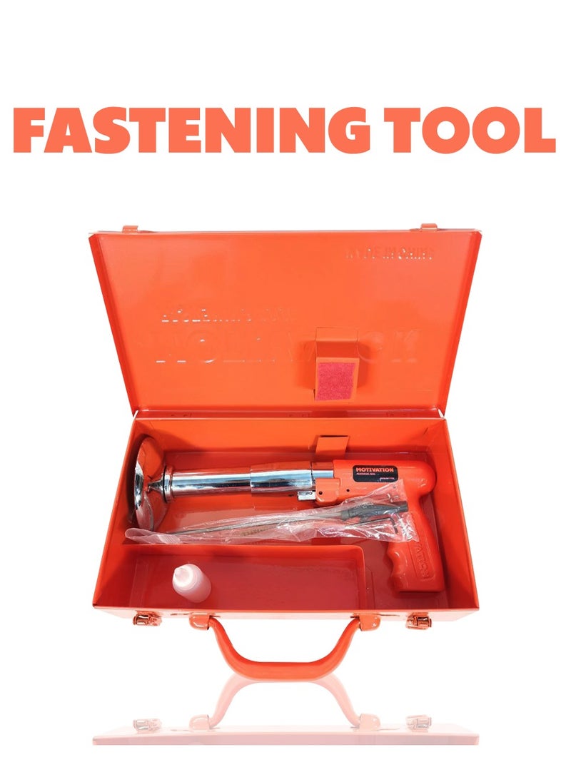Motivation! Actuated Gun Nail Gun Fastening Tool with Carry Box - MOTIVATION  - Image 1