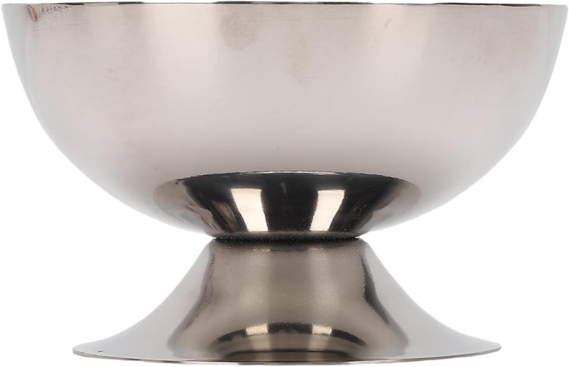 Stainless Steel Ice Cream Bowl, Rustproof Easy Hand Wash Footed Dessert Bowl, Stainless Steel Dessert Cup with Stable Base for Family Restaurant Party Picnic Camping - Image 5