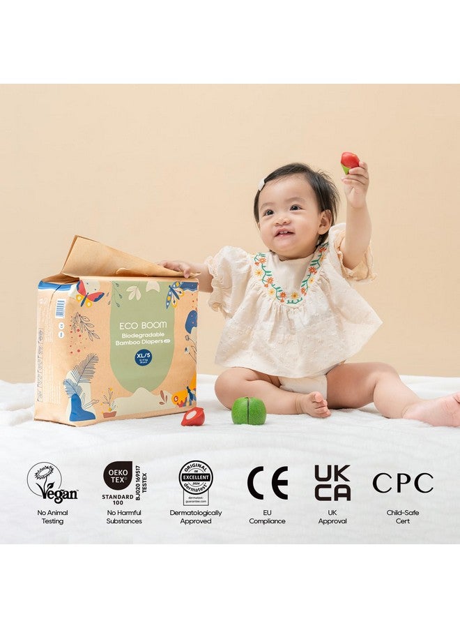 Eco boom حفاضات إيكو بوم مقاس 4، حفاضات من فسكوز البامبو، مستدامة، تعبئة ورقية - Image 5