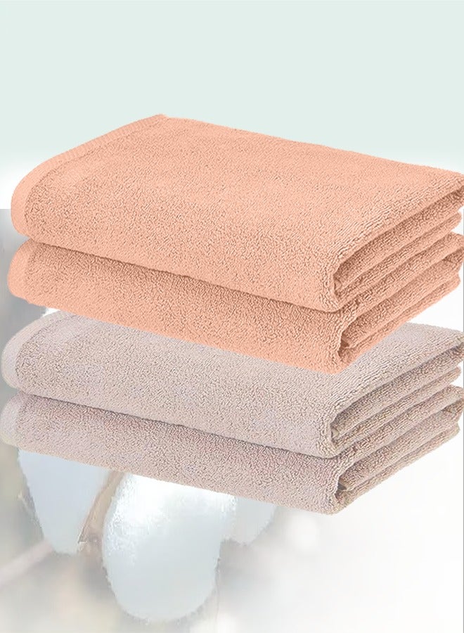 دايس مناشف حمام قطن فاخرة - كبيرة، فائقة النعومة، سريعة الامتصاص والجفاف - طقم 2 قطعة - Image 1