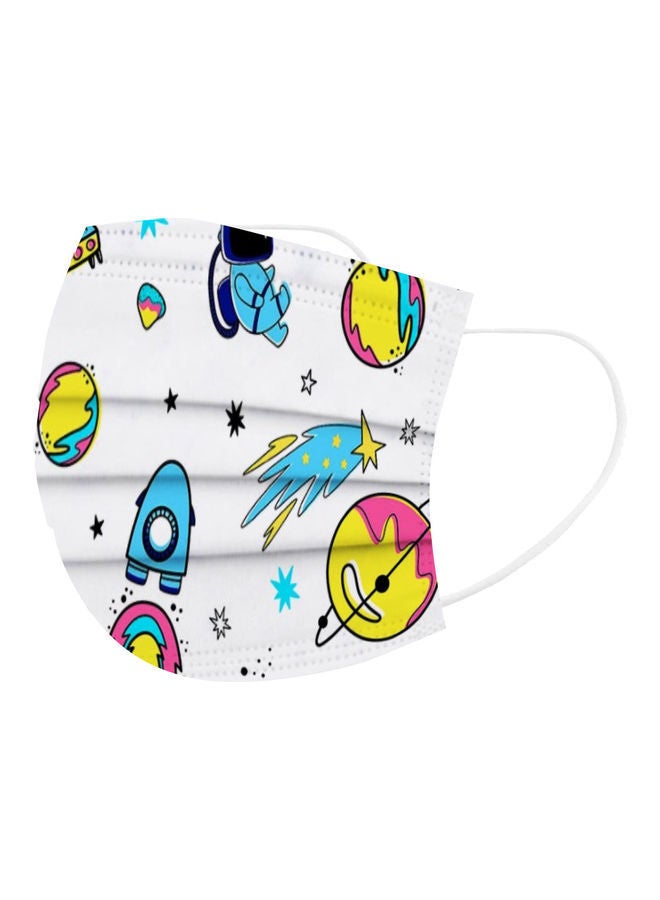 NIBEMINENT 20-Piece Space Printed Disposable Mask Set - Image 2